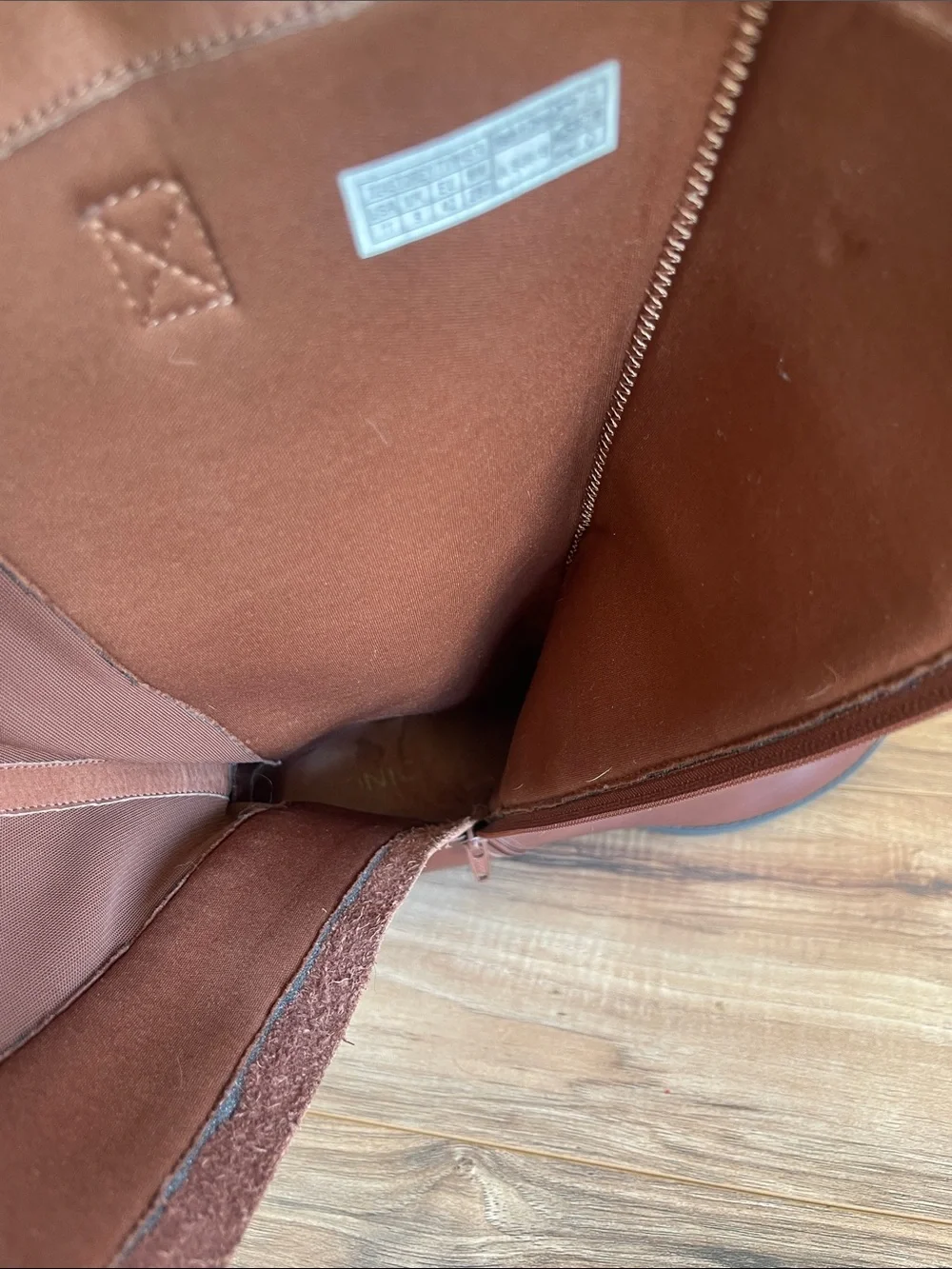 Pre-owned  VIONIC Women’s Tall Riding Boots - Cognac Brown Size 11